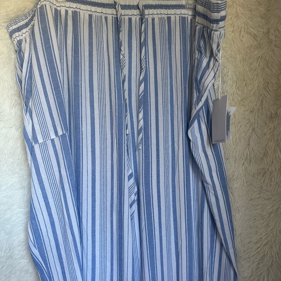 Linen, Elastic Waist Pants - Picture 2 of 2